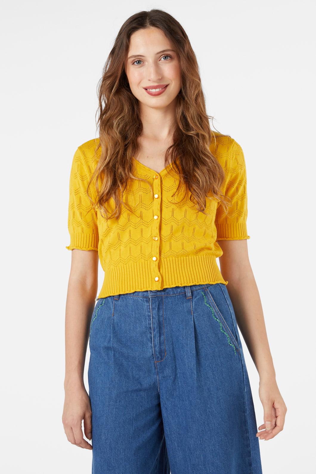 Princess Highway - Wednesday Cardigan - mustard