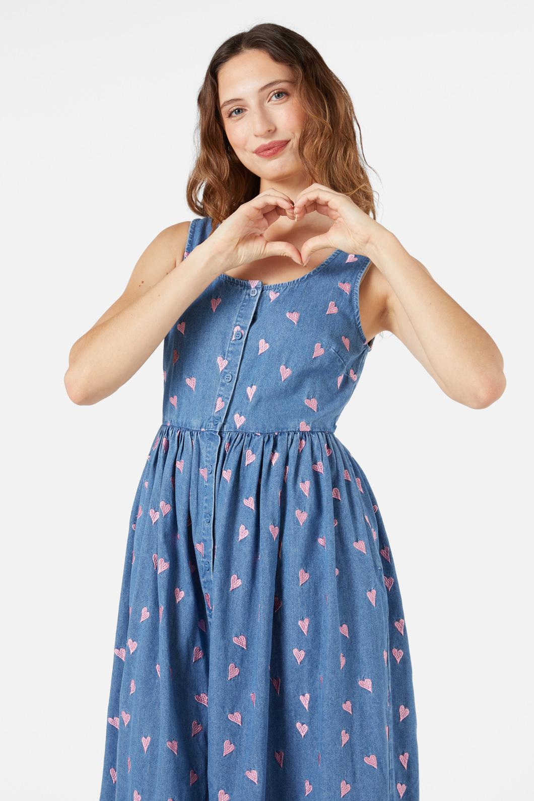 Princess Highway - Valentina Pinafore - blue-denim