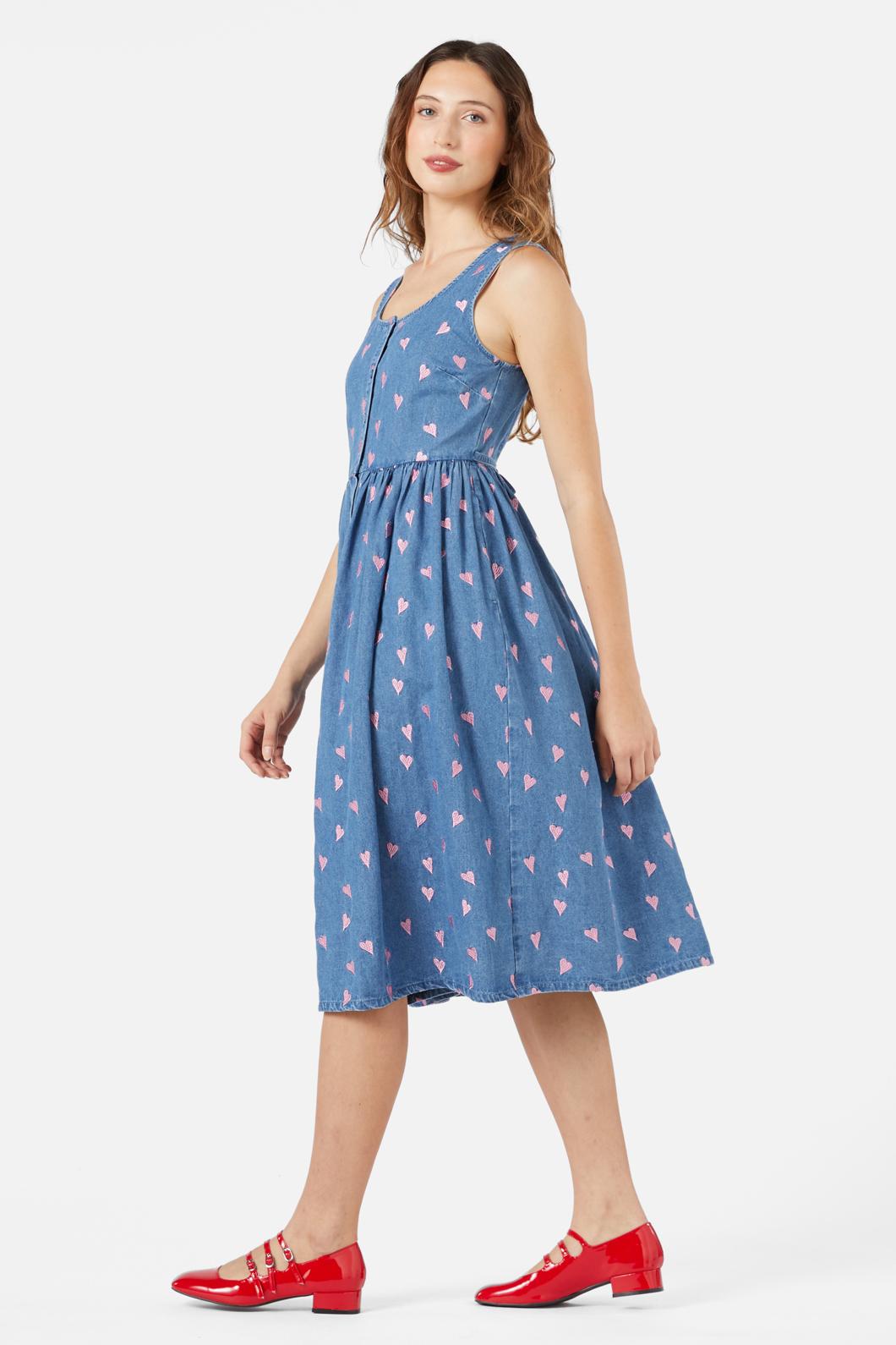 Princess Highway - Valentina Pinafore - blue-denim