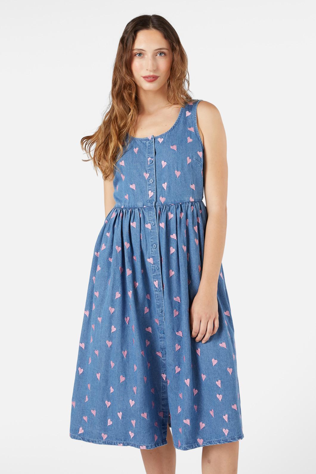 Princess Highway - Valentina Pinafore - blue-denim