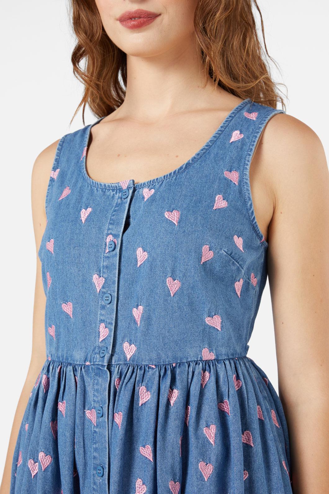 Princess Highway - Valentina Pinafore - blue-denim