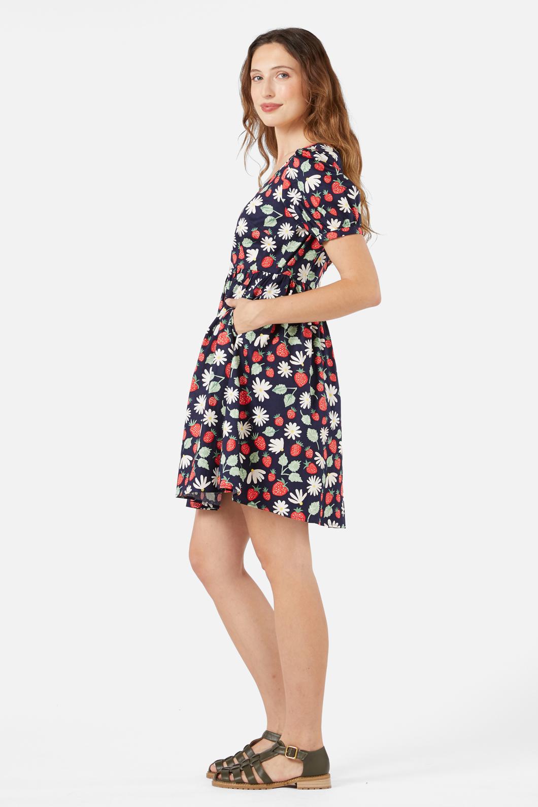 Princess Highway - La Fraise Mini Dress - navy