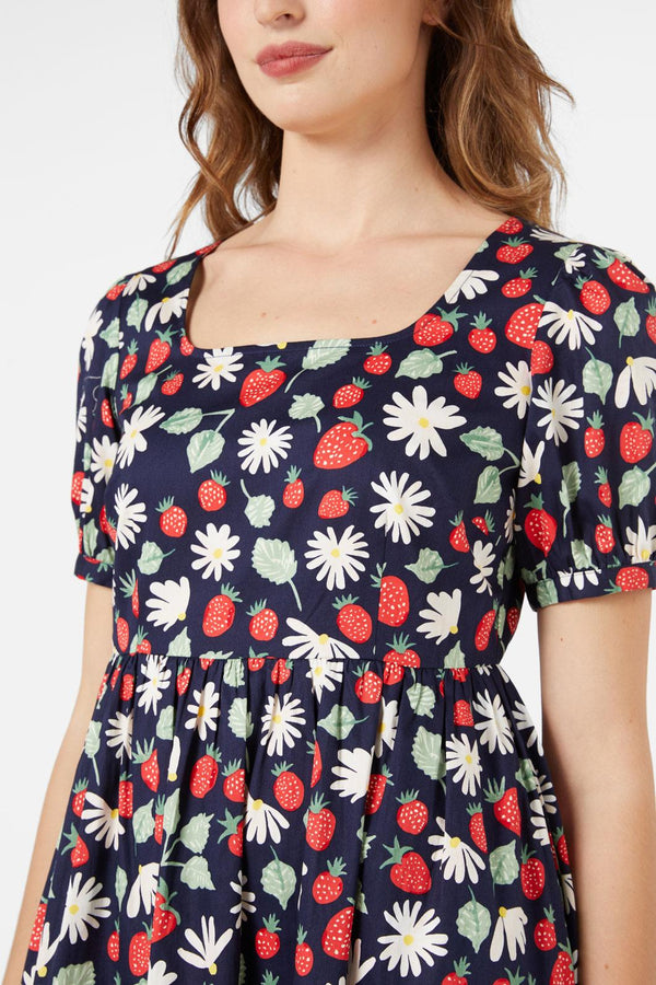 Princess Highway - La Fraise Mini Dress - navy