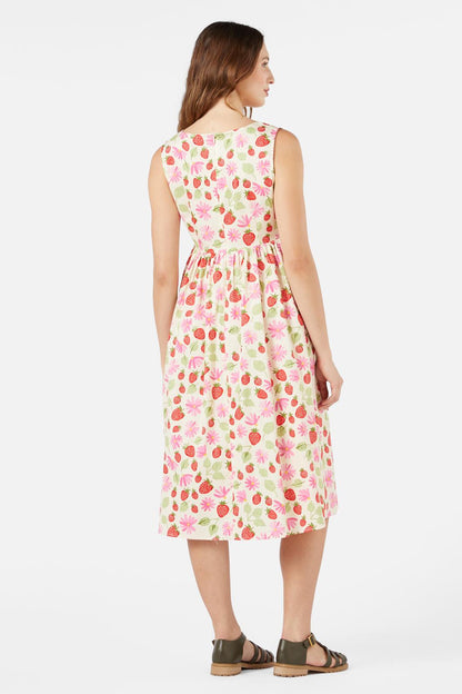 Princess Highway - La Fraise Midi Dress - cream