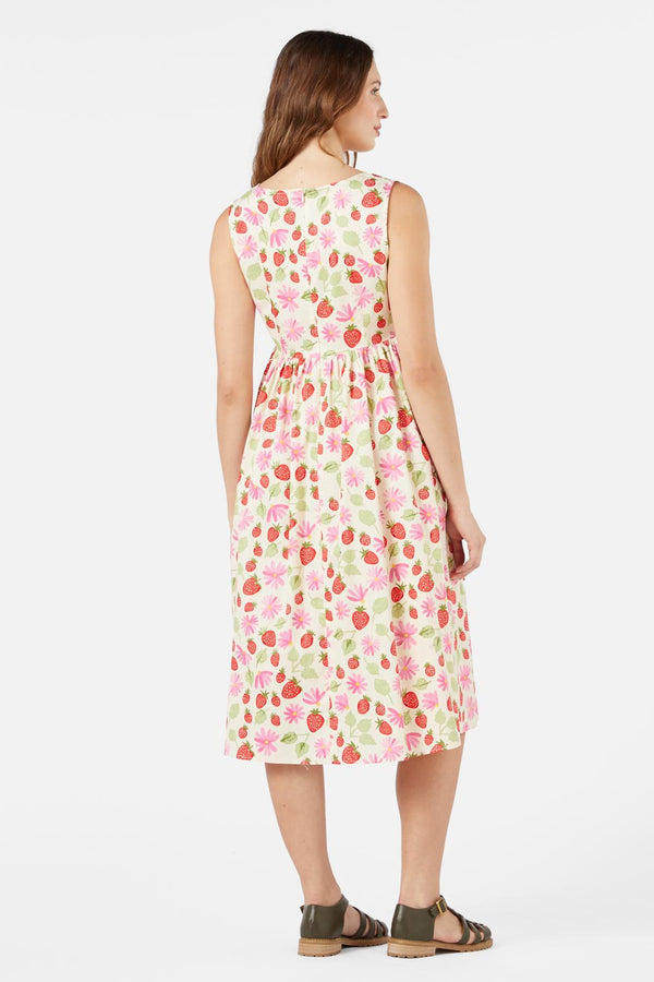 Princess Highway - La Fraise Midi Dress - cream