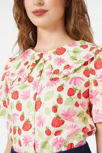 Princess Highway - La Fraise Blouse - cream