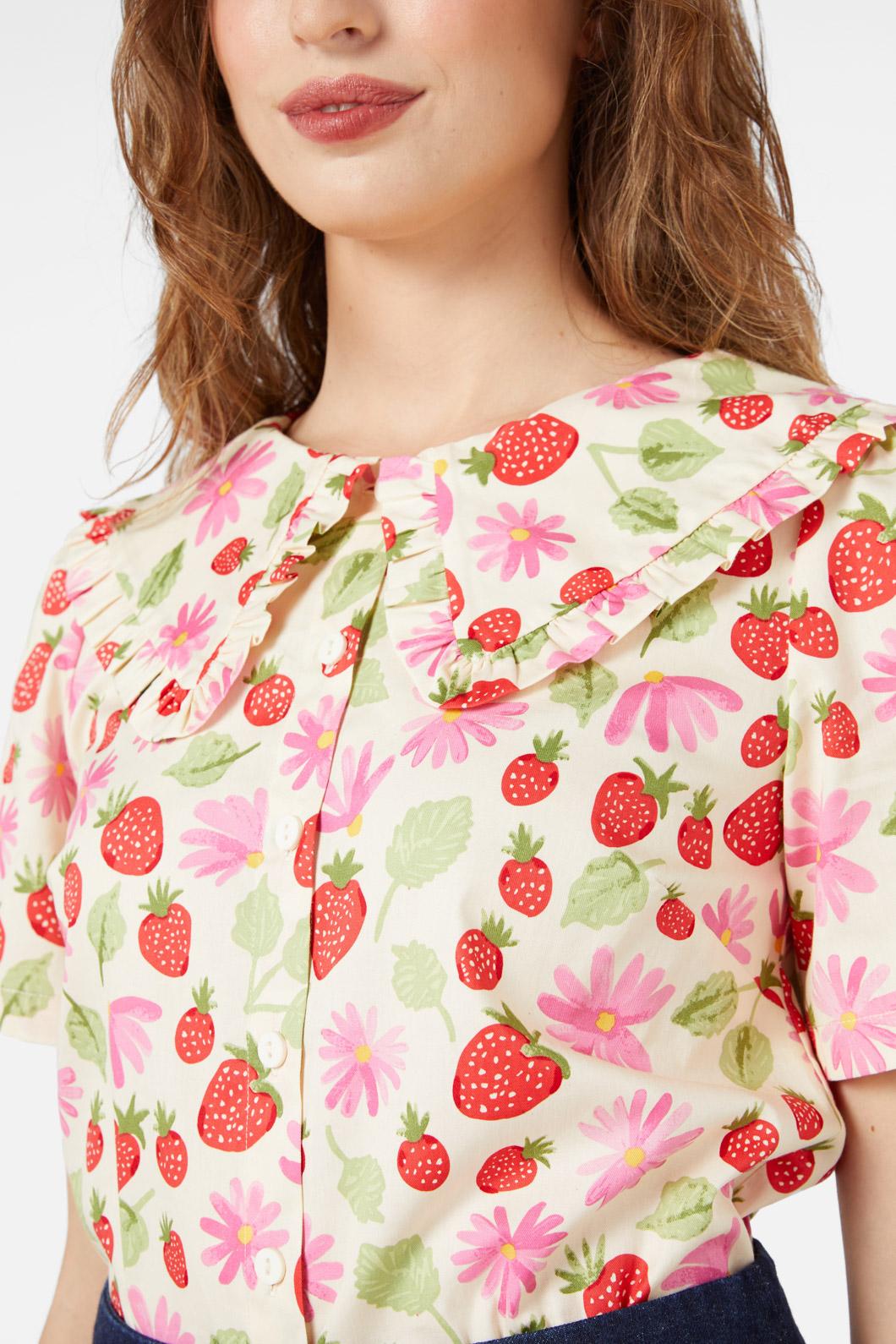 Princess Highway - La Fraise Blouse - cream
