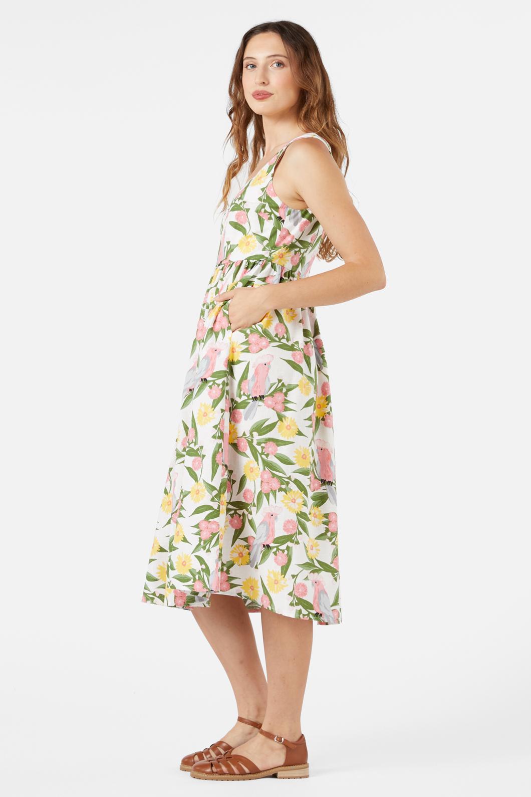 Princess Highway - Galah Midi Dress - cream