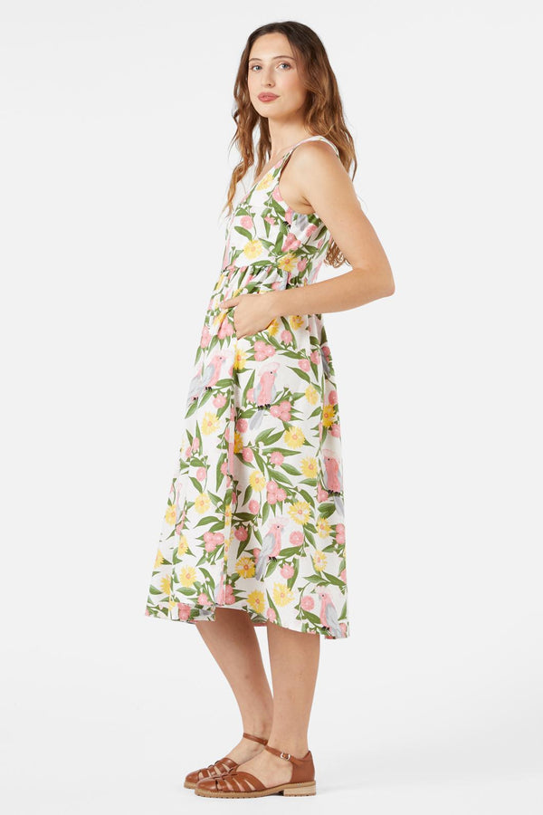 Princess Highway - Galah Midi Dress - cream