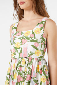 Princess Highway - Galah Midi Dress - cream
