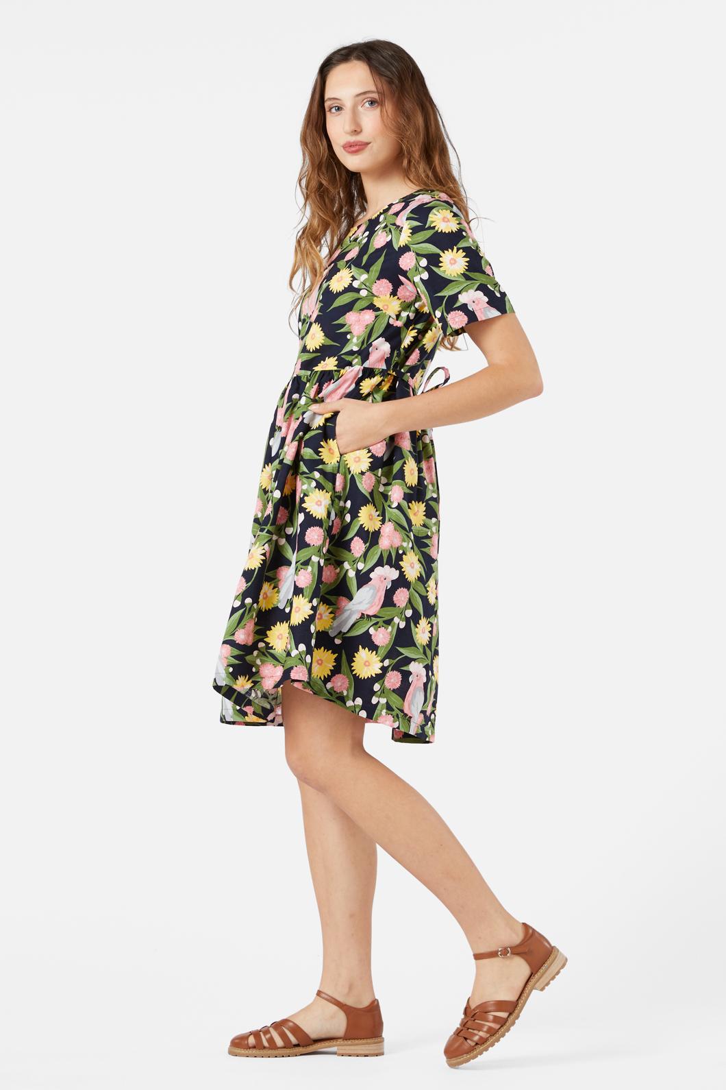 Princess Highway - Galah Smock Dress - navy