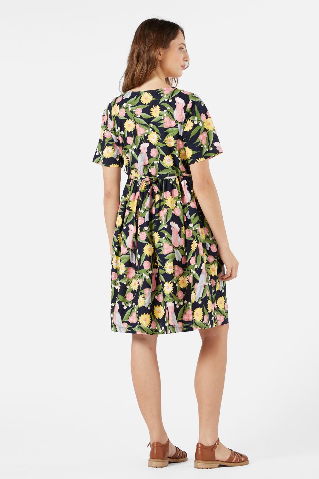 Princess Highway - Galah Smock Dress - navy