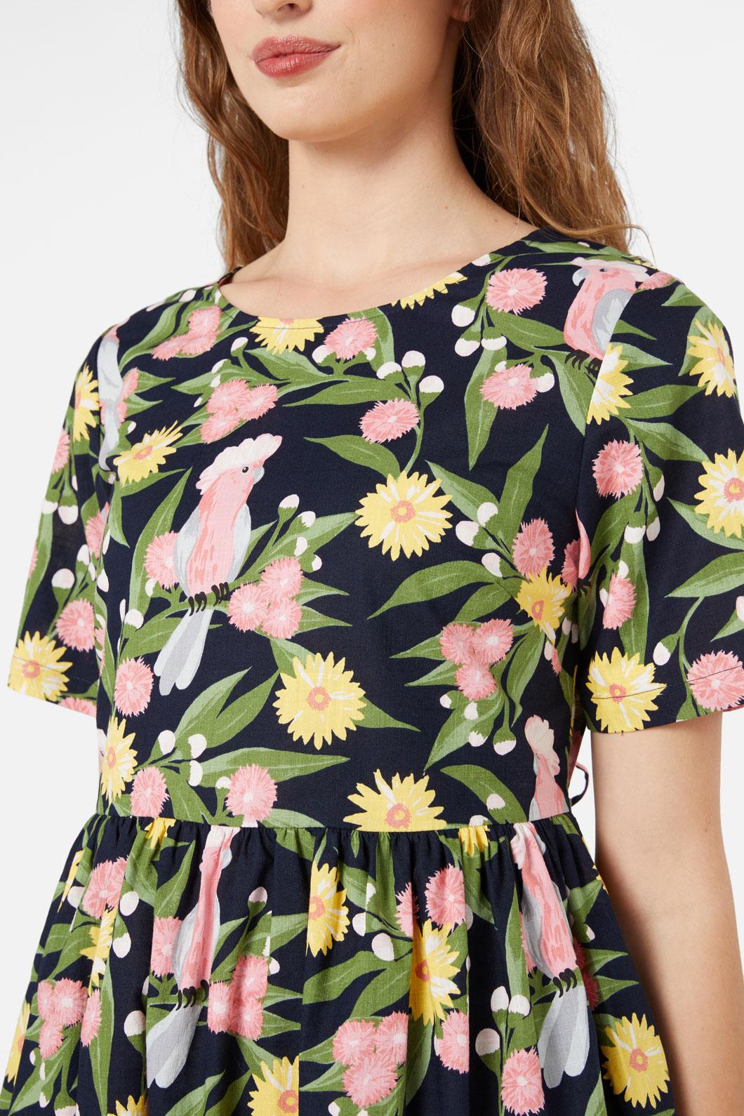 Princess Highway - Galah Smock Dress - navy
