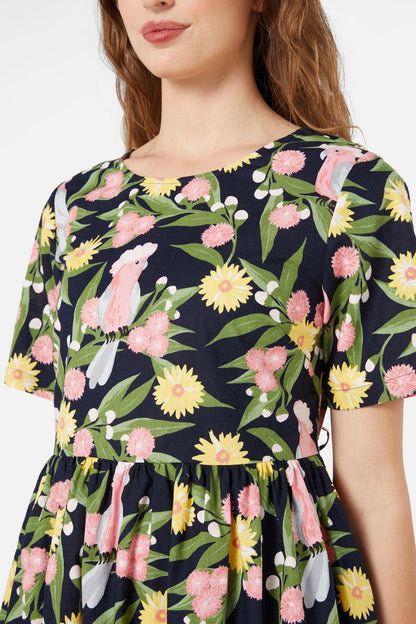Princess Highway - Galah Smock Dress - navy