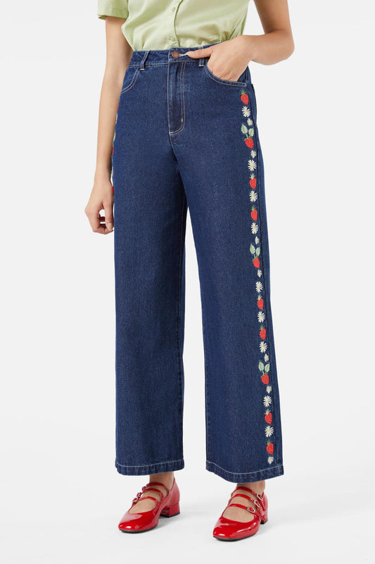 Princess Highway - Sweet Jam Emb Jean - blue-denim