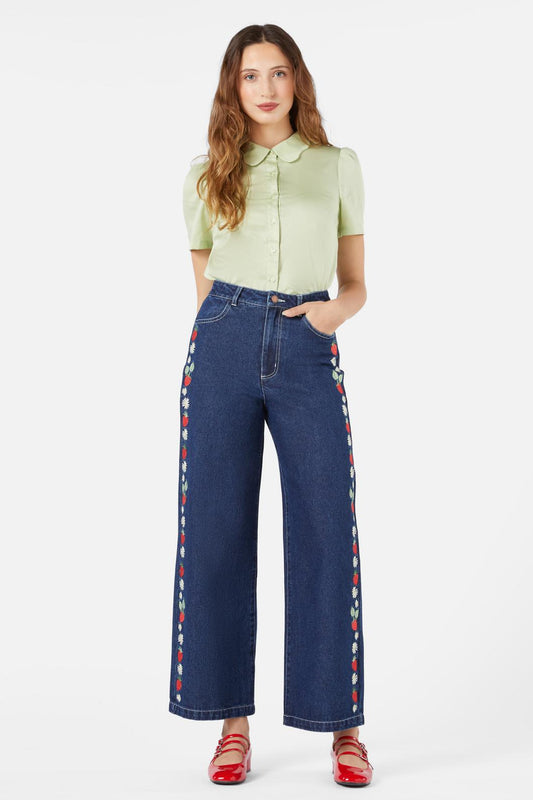 Princess Highway - Sweet Jam Emb Jean - blue-denim