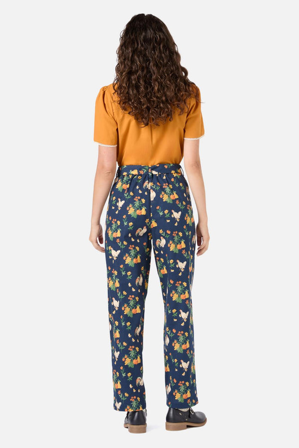 Princess Highway - Lou Short Sleeve Retro Blouse - mustard