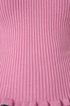 Maya Ruffle Rib Knit Top