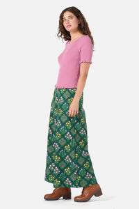 Princess Highway - Maya Ruffle Rib Knit Top - pink
