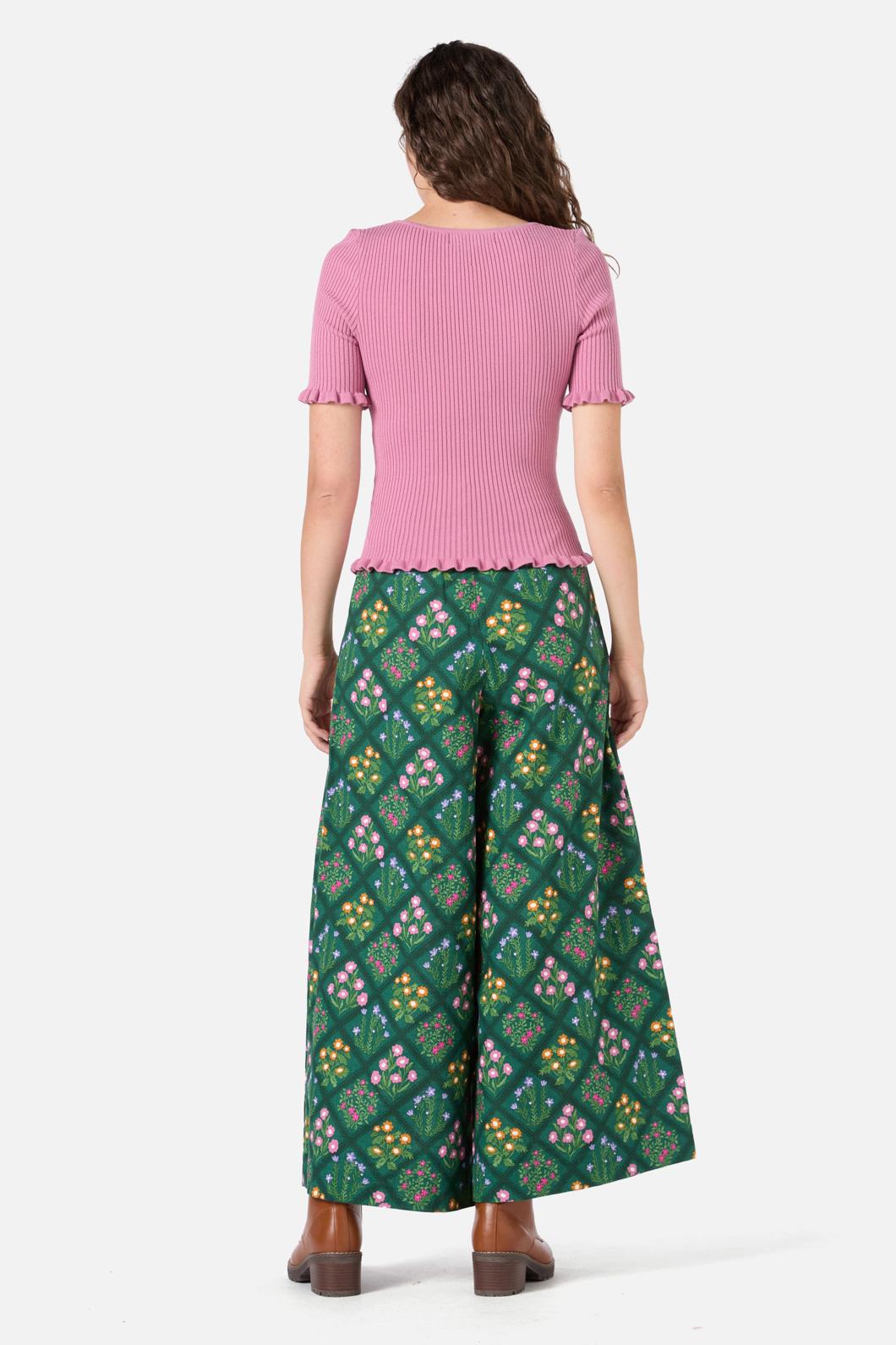 Princess Highway - Maya Ruffle Rib Knit Top - pink