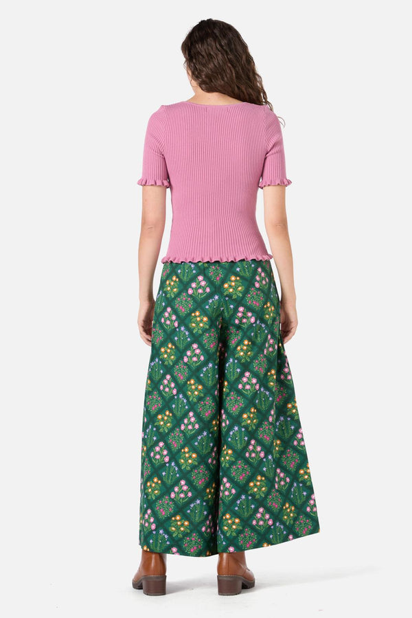 Princess Highway - Maya Ruffle Rib Knit Top - pink