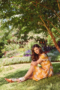 Princess Highway - Patchwork Mini Dress - gold