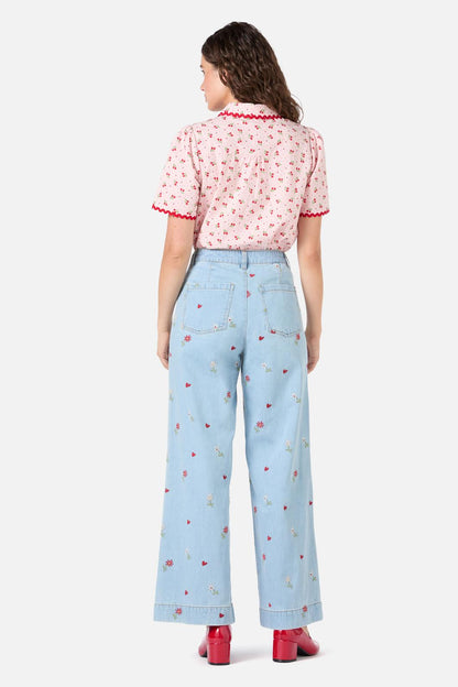 Princess Highway - Holly Ditsy Blouse - pink