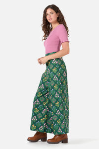 Princess Highway - Lattice Posie Pant - green