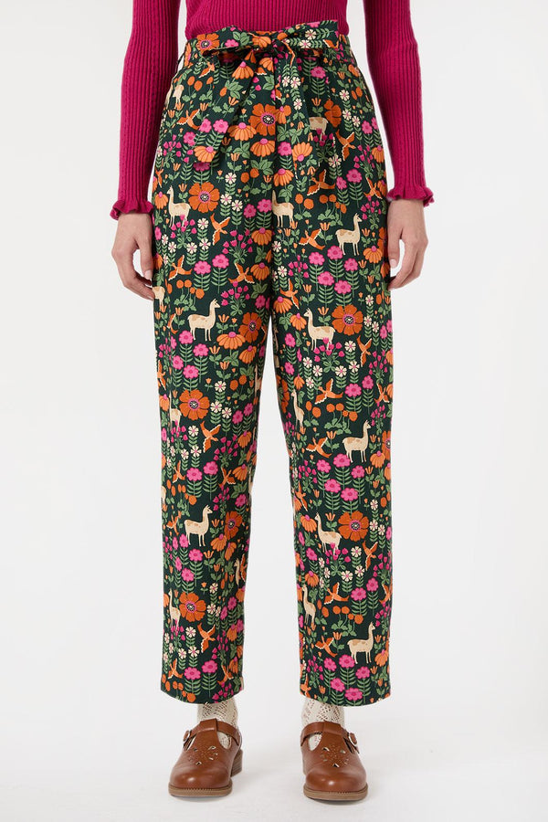 Princess Highway - Llama Culotte - green