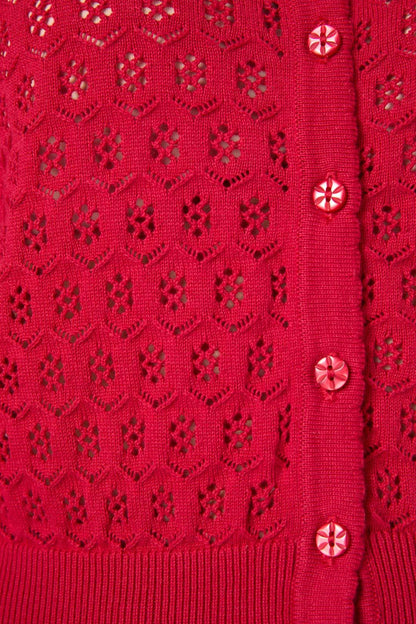 Princess Highway - Mara Cardigan - cherry
