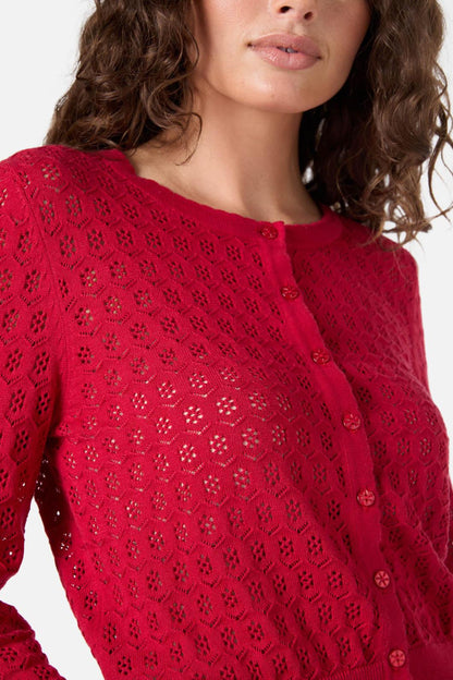 Princess Highway - Mara Cardigan - cherry