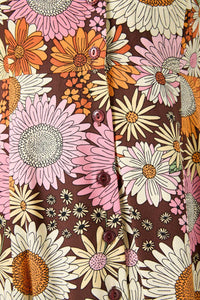 Princess Highway - Viva Floral Shirt Dress - chocolate