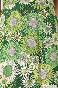 Princess Highway - Viva Floral Midi Wrap Dress - green