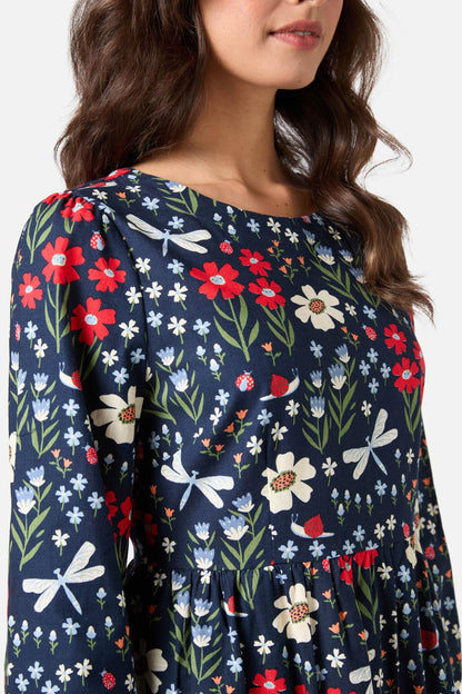 Princess Highway - Garden Life Midi Dress - navy