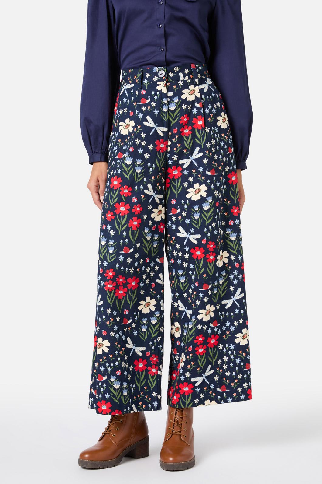 Princess Highway - Garden Life Culotte - navy