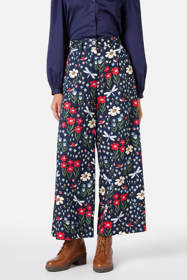 Princess Highway - Garden Life Culotte - navy