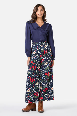 Princess Highway - Garden Life Culotte - navy