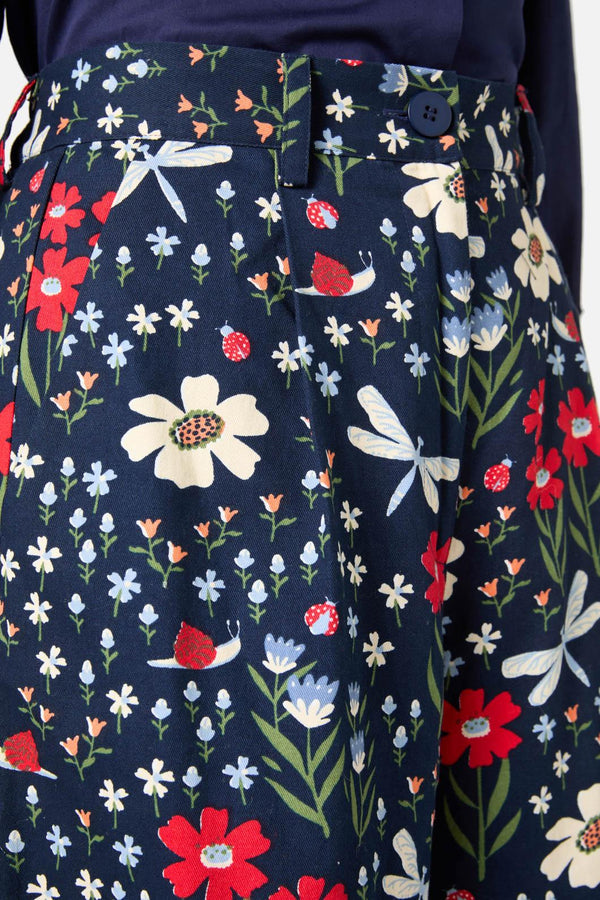 Princess Highway - Garden Life Culotte - navy