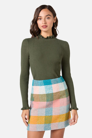 Princess Highway - Odessa Long Sleeve Knit Top - olive