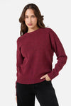 Princess Highway - Miller Wool Blend Jumper - cherry