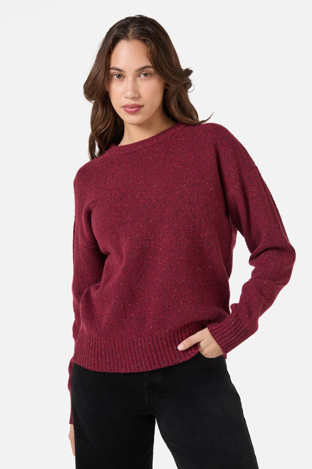 Princess Highway - Miller Wool Blend Jumper - cherry