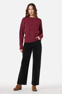 Princess Highway - Miller Wool Blend Jumper - cherry