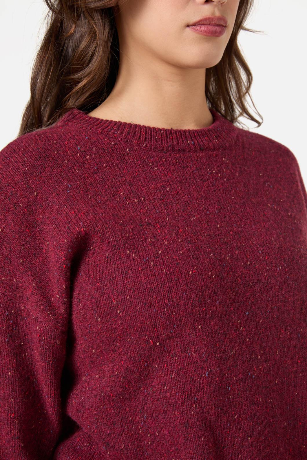 Princess Highway - Miller Wool Blend Jumper - cherry