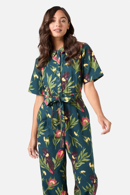 Princess Highway - Cockatoo Jumpsuit - teal