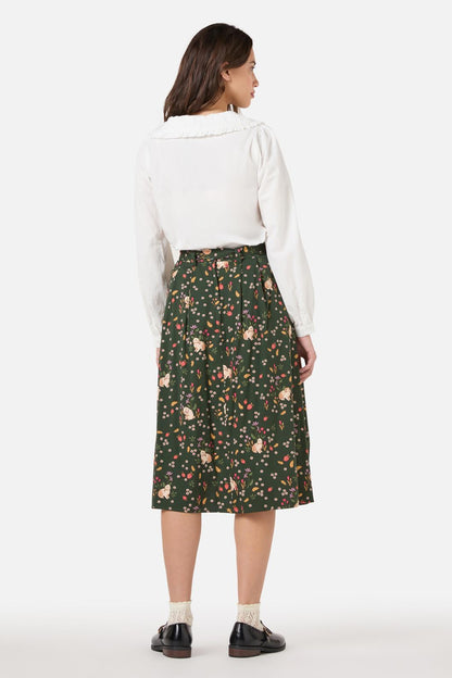 Princess Highway - Coco Rabbit Midi Skirt - olive