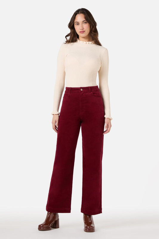 Princess Highway - Charlie Girl Cord Jean - red