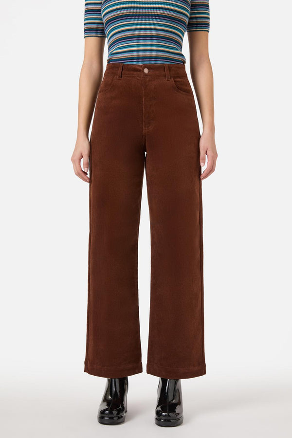 Princess Highway - Charlie Girl Cord Jean - chocolate