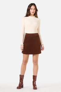 Princess Highway - Charlie Girl Skirt - chocolate