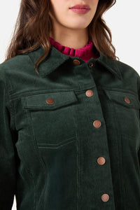 Princess Highway - Charlie Girl Cord Jacket - green