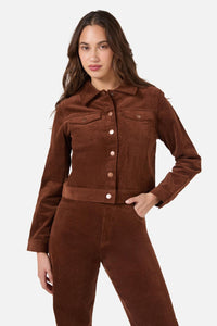 Princess Highway - Charlie Girl Cord Jacket - chocolate